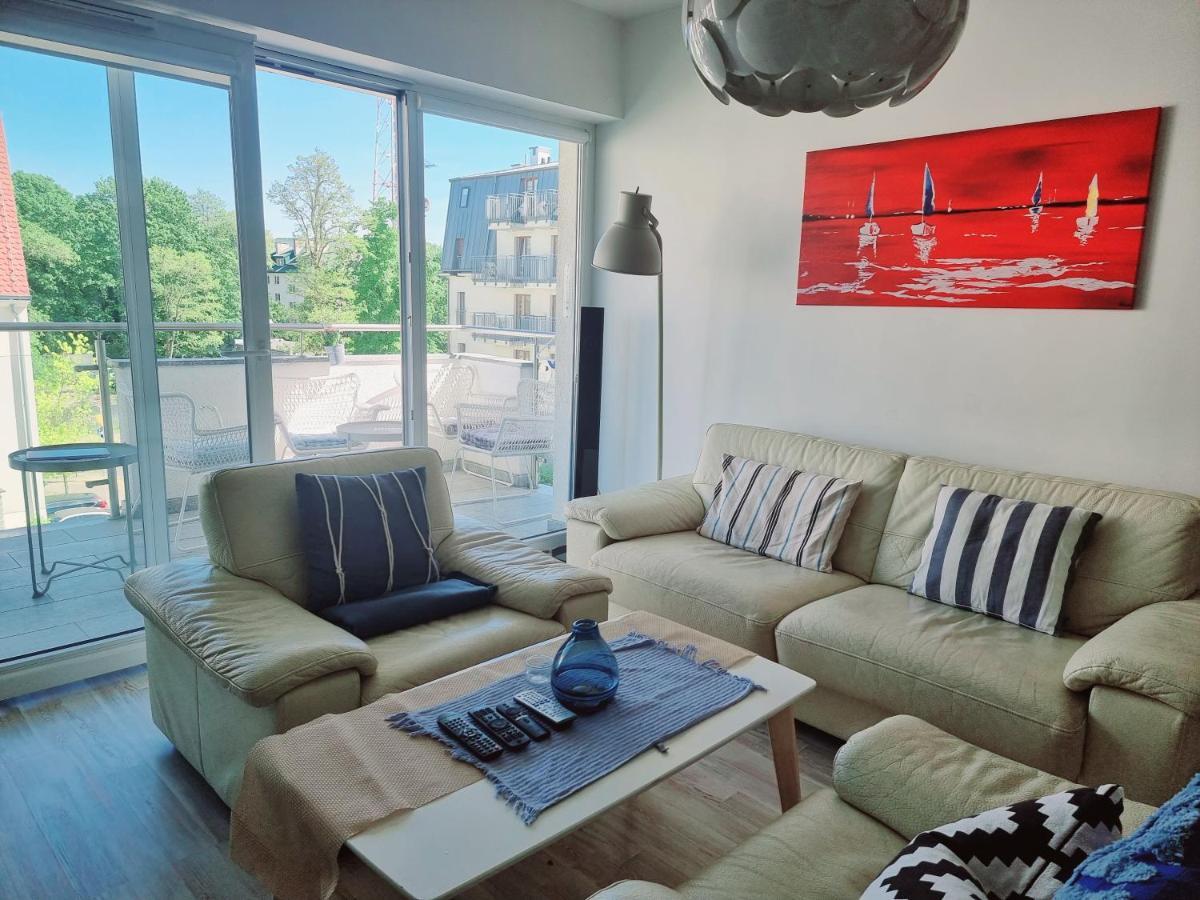 Stella Baltic Big Terrace 3 Zimmer Frei Parking Swinoujscie Dış mekan fotoğraf